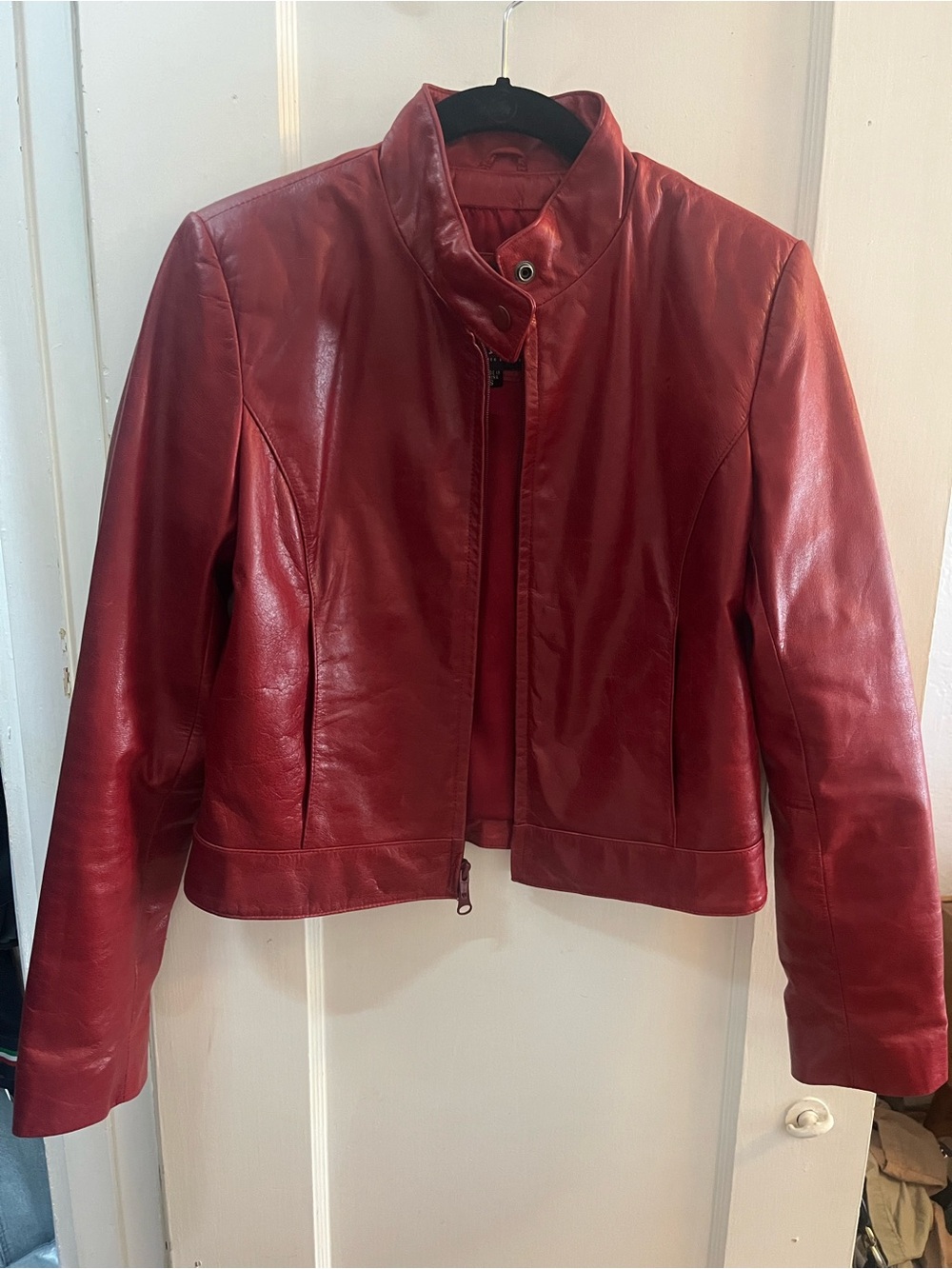 Pelle by Wilson Women's Red Leather  Jacket - small